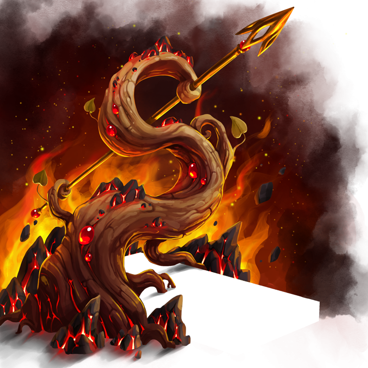 blazing ember spear